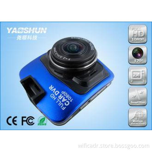 G-sensor Full HD Car DVR Motion Detect 2.4 LCD Display , Ni